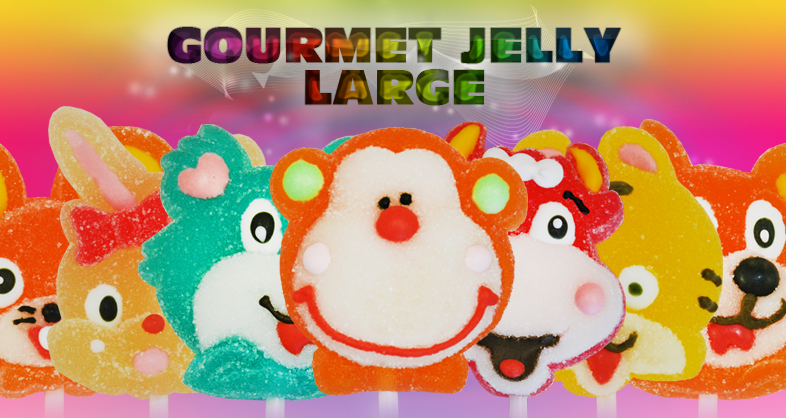 our gourmet jelly large is twice as large than the regular and comes in a variety of 6 styles. visit the products page to learn more